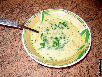 Сирене супа рецепта