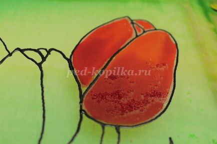 Рисуване батик стадии Starter (техника) Рисуване етапи батик за начинаещи