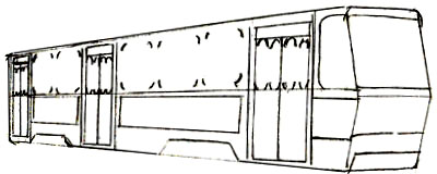 Фигура трамвай, как да се направи молив трамвайни етапи
