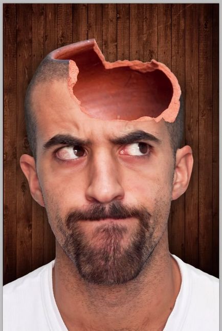 Създаване на колаж в Photoshop забавляват с празна глава (глава) Създаване на забавен колаж в Photoshop с празна глава