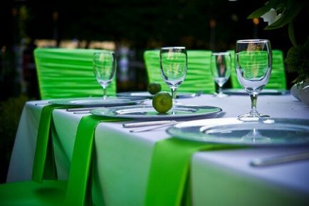 Сватба в зелено стил вземете една красива палитра