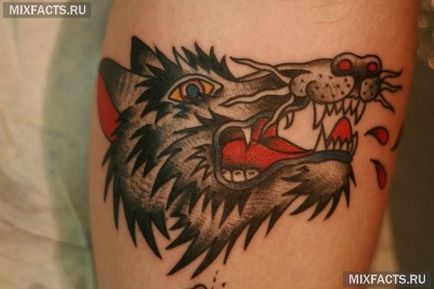 Wolf татуировка значение и снимка (стойност) Wolf татуировка значение и снимки