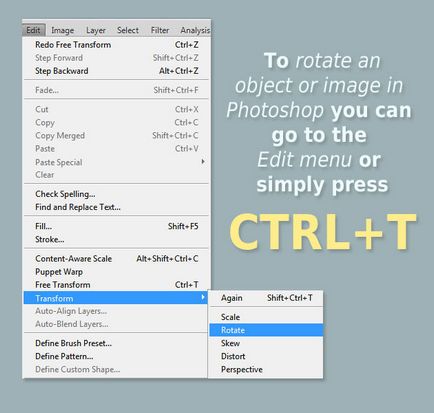 Научете как да се върти обекти в Photoshop - Photoshop Основи (това е възможно) Научете как да се върти обекти в Photoshop - Photoshop Основи