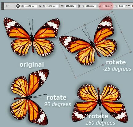 Научете как да се върти обекти в Photoshop - Photoshop Основи (текст) Научете как да се върти обекти в Photoshop - Photoshop Основи