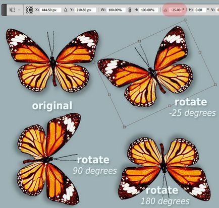 Научете как да се върти обекти в Photoshop - Photoshop Основи