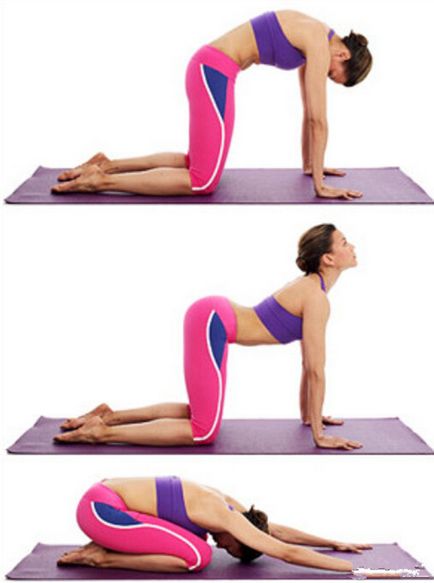 Упражнение върху мускулите на гърба за жени у нас