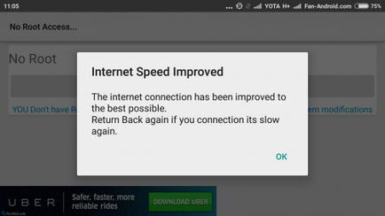 Повишена скорост на интернет с Android устройства (Internet Speed магистър) Повишена скорост на интернет с Android устройства