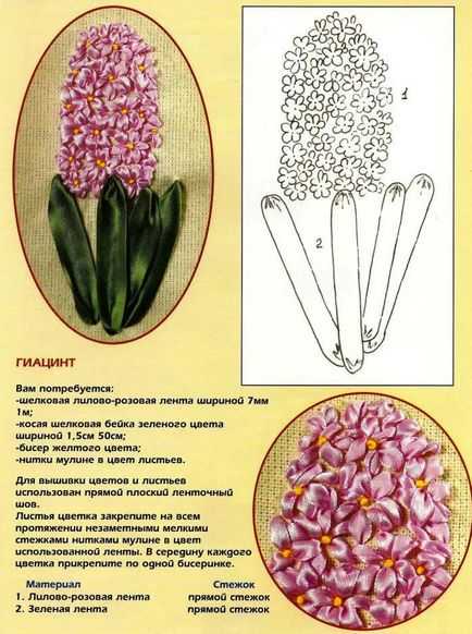 Бродерия ленти за начинаещи (верига) (ленти) Бродерия ленти за начинаещи (схема) за