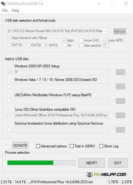 WinSetupFromUSB инструкции за употреба (WinSetupFromUSB) WinSetupFromUSB Инструкции за употреба