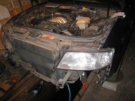 Смяна на времето колан Audi A6 с ръцете си (подмяна) Смяна на времето колан Audi A6 с ръцете си