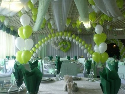 Зелена сватба снимка, дизайн