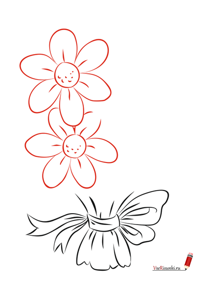 Buchete de flori pentru a desena pas cu pas - cum să atragă un buchet de  flori
