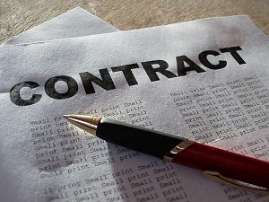 O probă a contractului de agenție privind vânzarea de bunuri