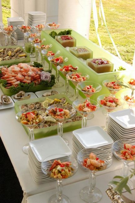 Празнична маса на шведска маса, как да се украсяват рожден ден или сватба,  идеи за дейности
