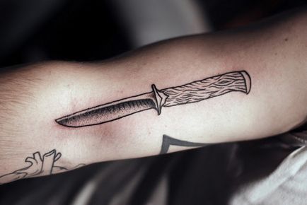 Tattoo kés - érték tetoválás minták és képek