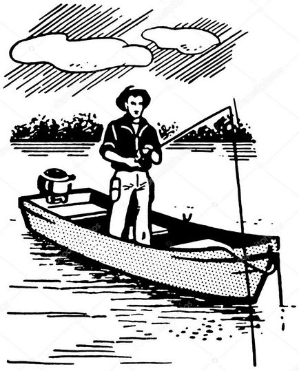 Pentru a desena oameni într-o barcă o barcă cum să atragă pas cu pas