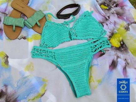 Как да плете на една кука бански за лятото на 2018-2019 година (примери на  схеми и снимки)