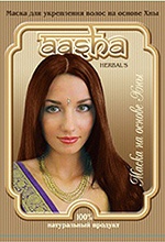 Aasha herbals - маска для зміцнення волосся і проти лупи на основі індійської хни
