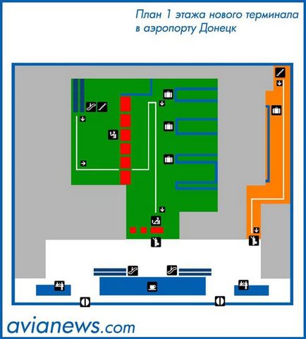 Аеропорт в Донецьку схема, фото