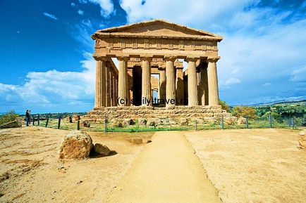 Agrigento - despre insula Sicilia în limba rusă