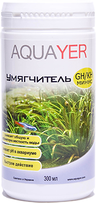 Aquayer пом'якшувач 300мл знизити жорсткість води в акваріумі