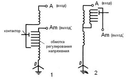 Автотрансформатор - принципи роботи - stabilno220