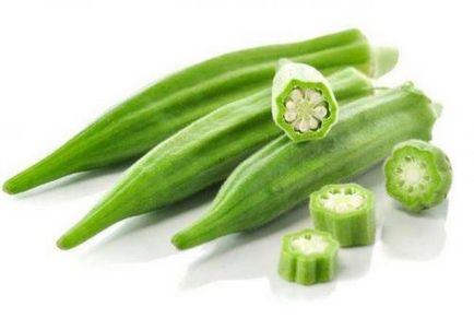 Okra - leírása termesztés és növényi készítmények; az előnyök és ártalmak (okra) Okra - leírása termesztés és növényi készítmények; az előnyök és ártalmak