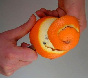 Pulpă albă sub coaja de portocală - cum se utilizează cu avantaj