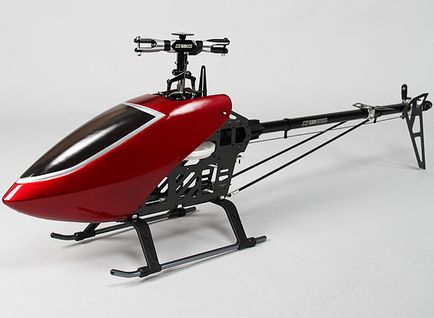 Bezflaybarny 3d helikopter hk-550tt a forgó tengelyt hajtja farok rotor