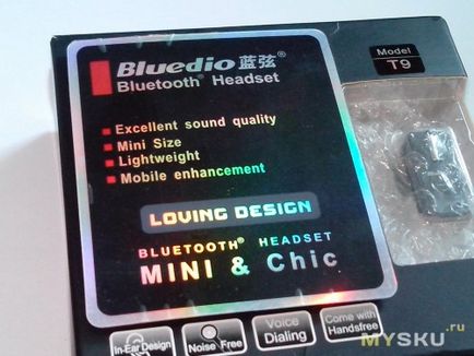 Setul cu cască Bluedio bluetooth