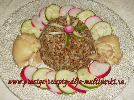 Dish duo csirkecomb egy par hajdina multivarka (csirke párolt) Dish duo csirkecomb egy par hajdina multivarka