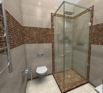 Patru opțiuni pentru utilizarea geamurilor fără cadru în baie, Ltd. fusta
