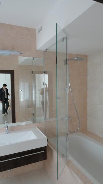 Patru opțiuni pentru utilizarea geamurilor fără cadru în baie, Ltd. fusta