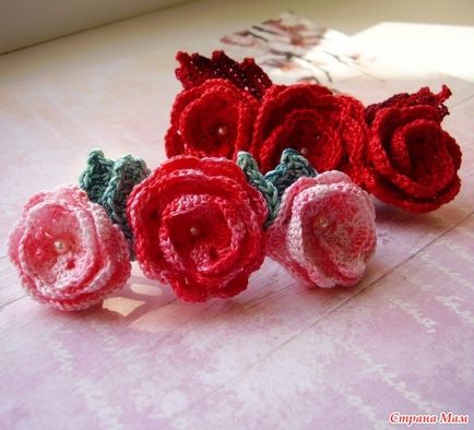 Flori vă în panglică! (Compoziții de croșetat și nu numai) - tricotat - mame de țară