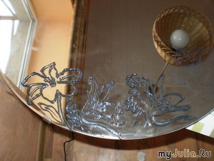 Oglinzi decorative cu vopsea vitralii artizanat - rețea socială pentru femei
