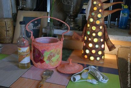 Робимо незвичайний чайник-світильник з пап'є-маше