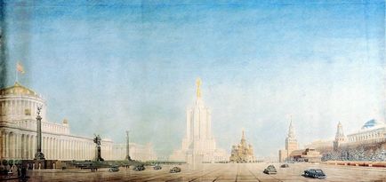 Palotája szovjetek Moszkva - egy hatalmas, a Szovjetunió