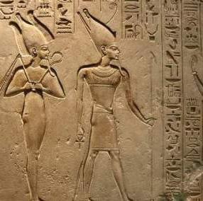 Sala egipteană a schitului, istoria antichității