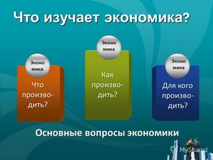 Економіка - основні поняття і визначення