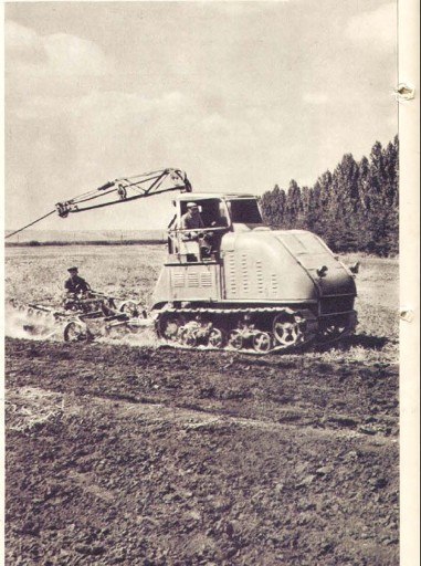 Tractor electric fabricat în ussr