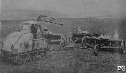 Tractor electric fabricat în ussr