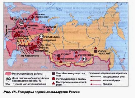 Фактори розміщення підприємств металургійного комплексу