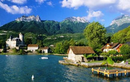 Franciaország, Annecy - egyedülálló tó és az ősi város