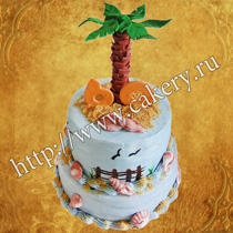 Hawaiian torták rendelésre, torta egy hawaii party, vásárlás sütemény hawaii pálmafák,