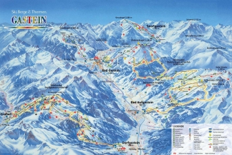 Stațiune de schi Bad Gastein - arrivo