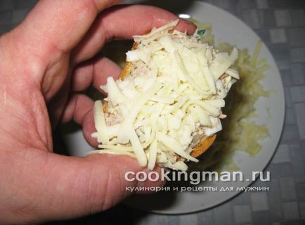 Forró szendvicsek makrélacsuka - főzés a férfiak