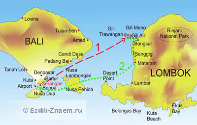 Indonezia cum să ajungi pe insula Trawangan - 2017 de recenzii și forumuri - a plecat!