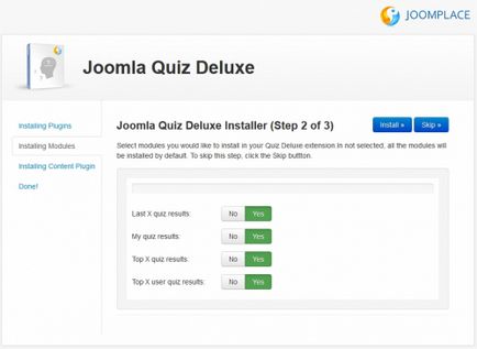 Joomla quiz deluxe - cursuri online, teste de formare și chestionare pentru joomla cu posibilitatea de vânzare
