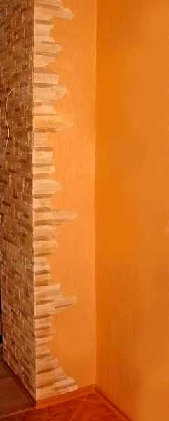 Cum să decorezi o muchie în perete