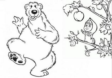 Ca începător pentru a desena un urs în etape cu un creion, ls